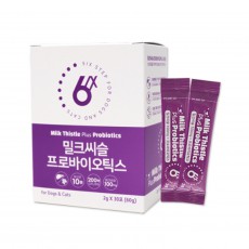 식스스텝 밀크씨슬 프로바이오틱스 유산균 (2g x 30포)